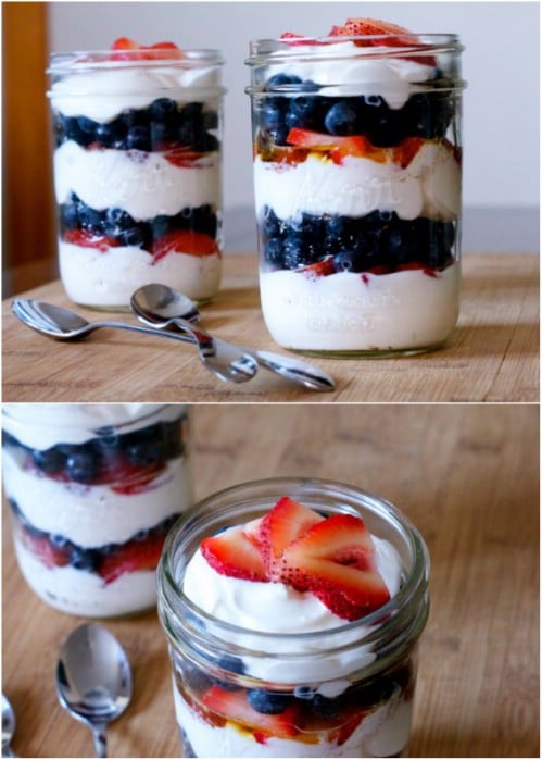 Easy Double Berry Breakfast Parfait