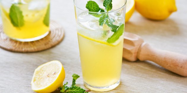 газированный лимонад: без сифона