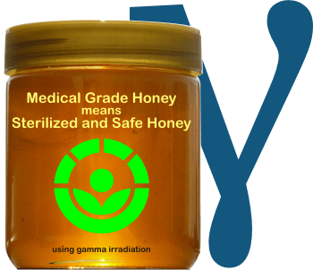 gamma irradiated honey is sterile and safe