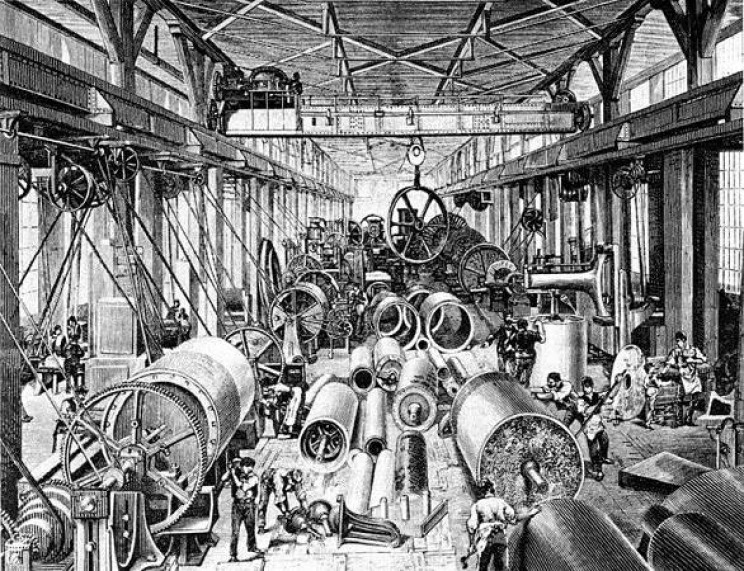 Printing press industrial revolution