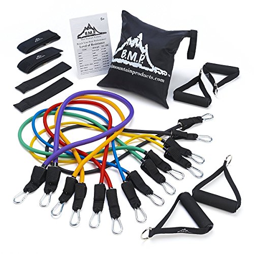 Black Mountain Products - Ultimate Resistance Band Set with Starter Guide