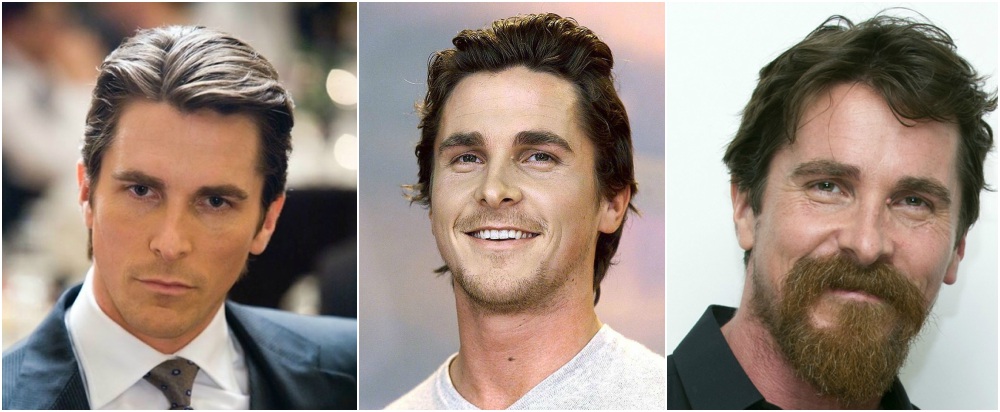 Christian Bale`s eyes and hair color
