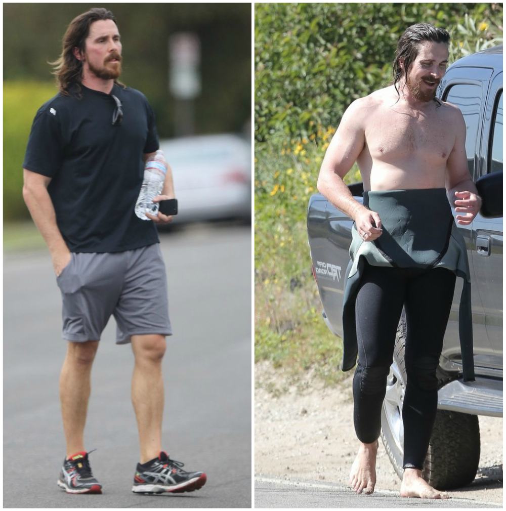 Christian Bale`s body shape in 2016