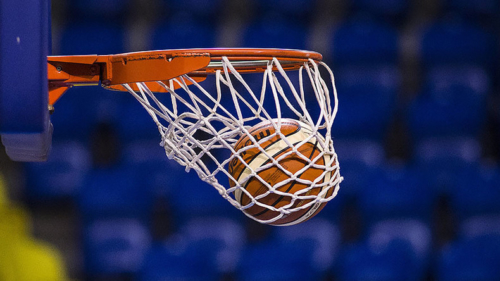 basketball inside the rim