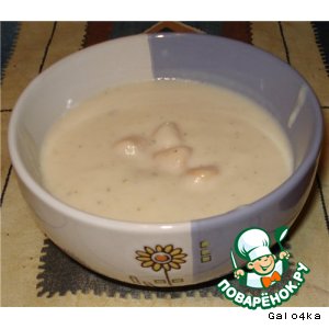 Рецепт: Суп-пюре с морскими гребешками