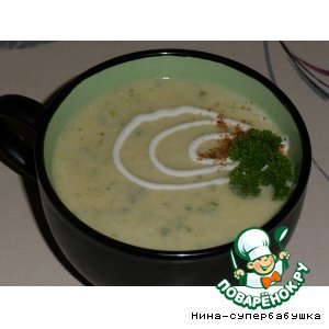 Рецепт: Суп-пюре "Зелененький"